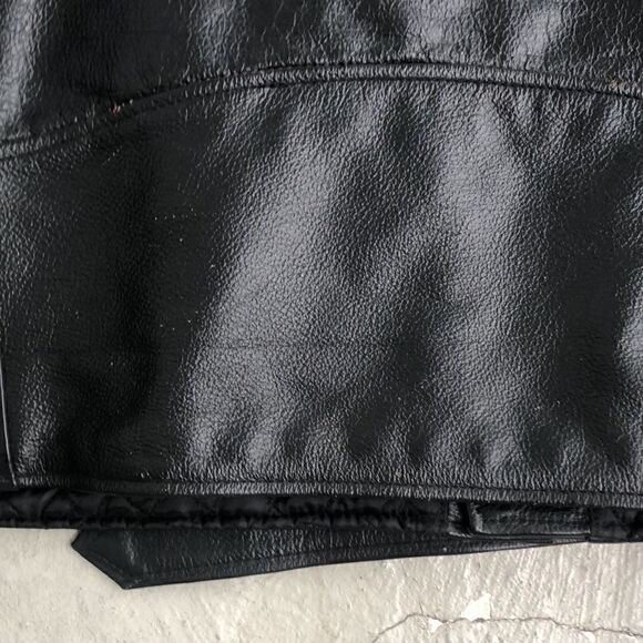 Vintage FMC Leather Biker jacket - Picture 6 of 7